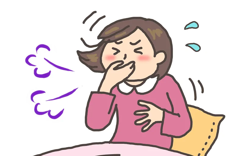 咳喘息の症状